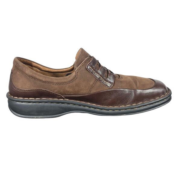 Josef Seibel Oxfords Womens 11 EU 42 Brown Leather Comfort Walking Casual Shoes - Picture 2 of 11